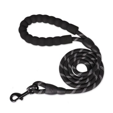 Round rope leash